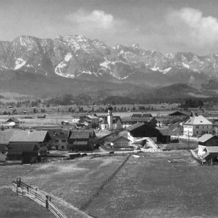 Historische Ansicht von Wallgau, © Alpenwelt Karwendel | Franz-Paul Reindl