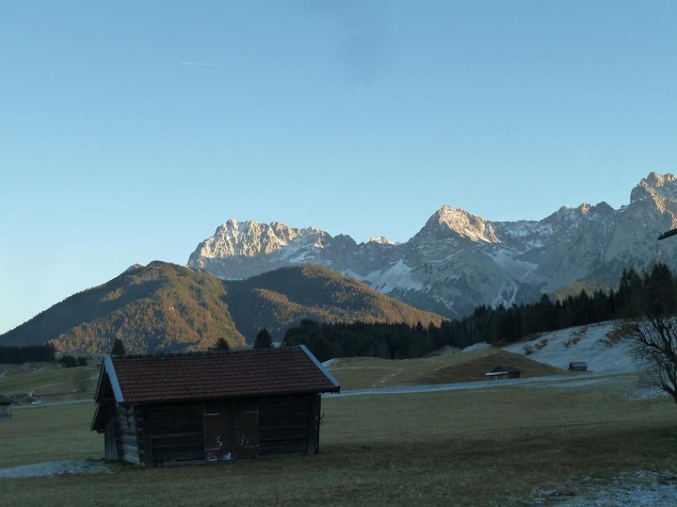 Blick auf das Karwendelgebirge