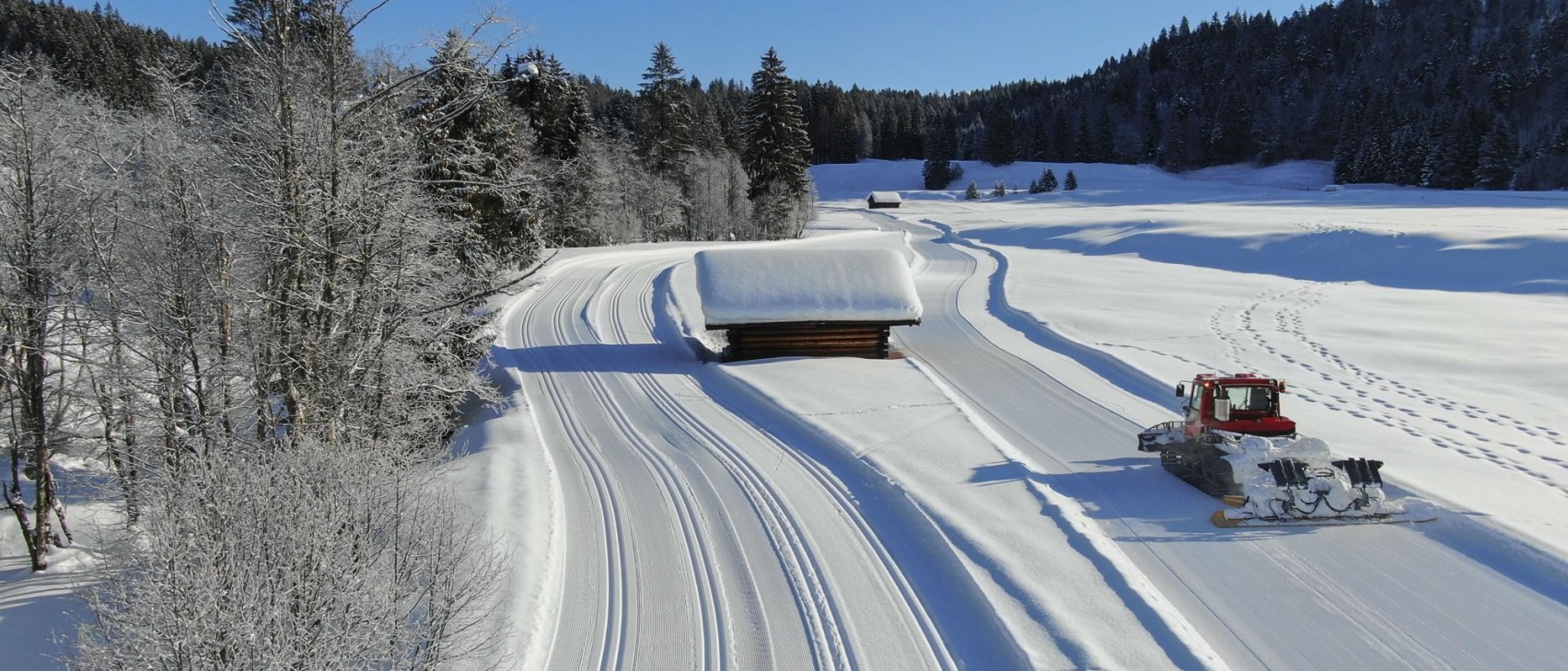 Loipengenuss in Elmau, © Alpenwelt Karwendel / Wolfgang Ehn