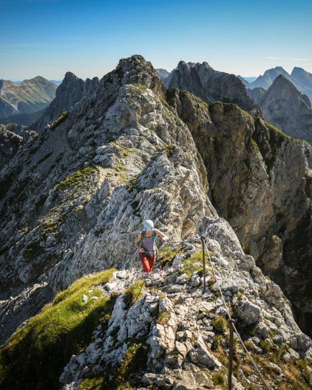 Mittenwalder Klettersteig im Karwendel, © Alpenwelt Karwendel | Philipp Gülland