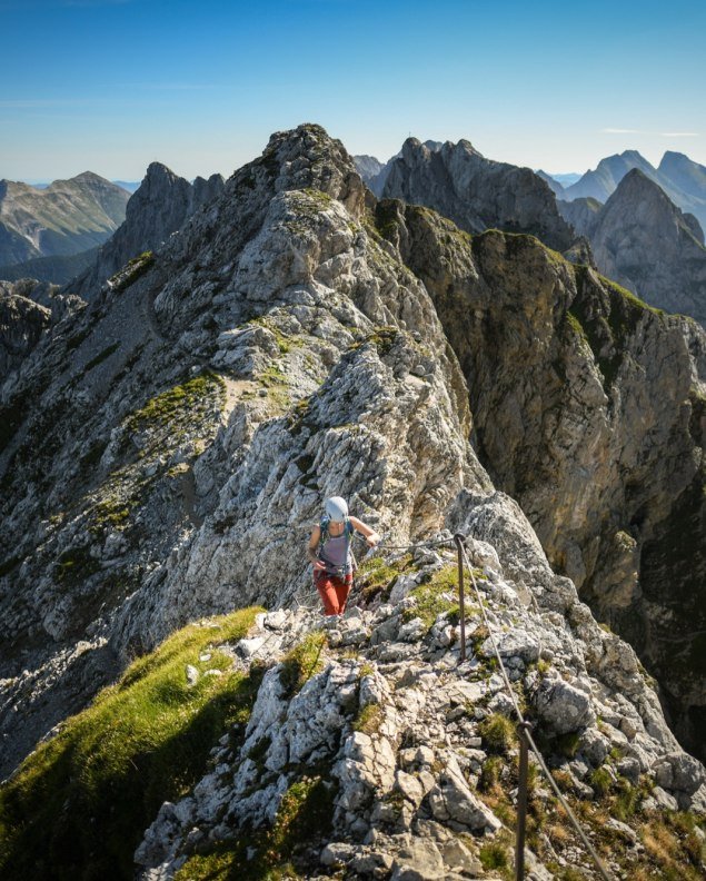 Mittenwalder Klettersteig im Karwendel, © Alpenwelt Karwendel | Philipp Gülland