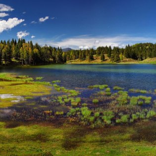 Wildensee – an idyllic lake by Kranzberg, Mittenwald, © Alpenwelt Karwendel | Rudolf Pohmann