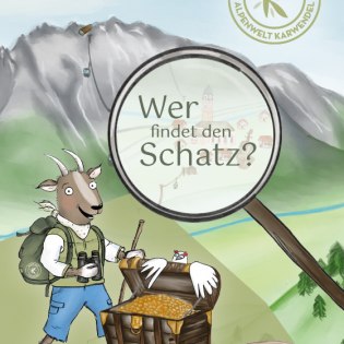 Illustration Schatzsuche, © Alpenwelt Karwendel | karlmeise