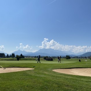 Der Golf- & Landclub Karwendel e.V. - ein Golfplatz im Panorama von Wetterstein und Karwendel, © Golf- & Landclub Karwendel e.V.
