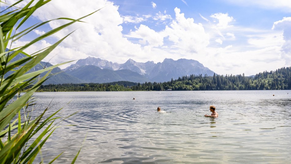 Badespaß am Barmsee, © Alpenwelt Karwendel | Gregor Lengler