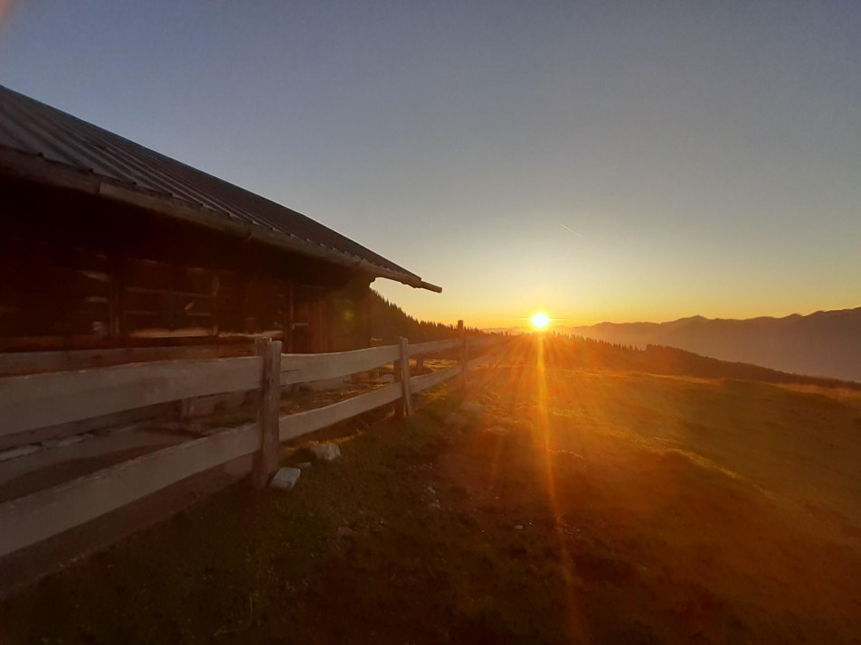 Sonnenaufgang Krüner -Alm