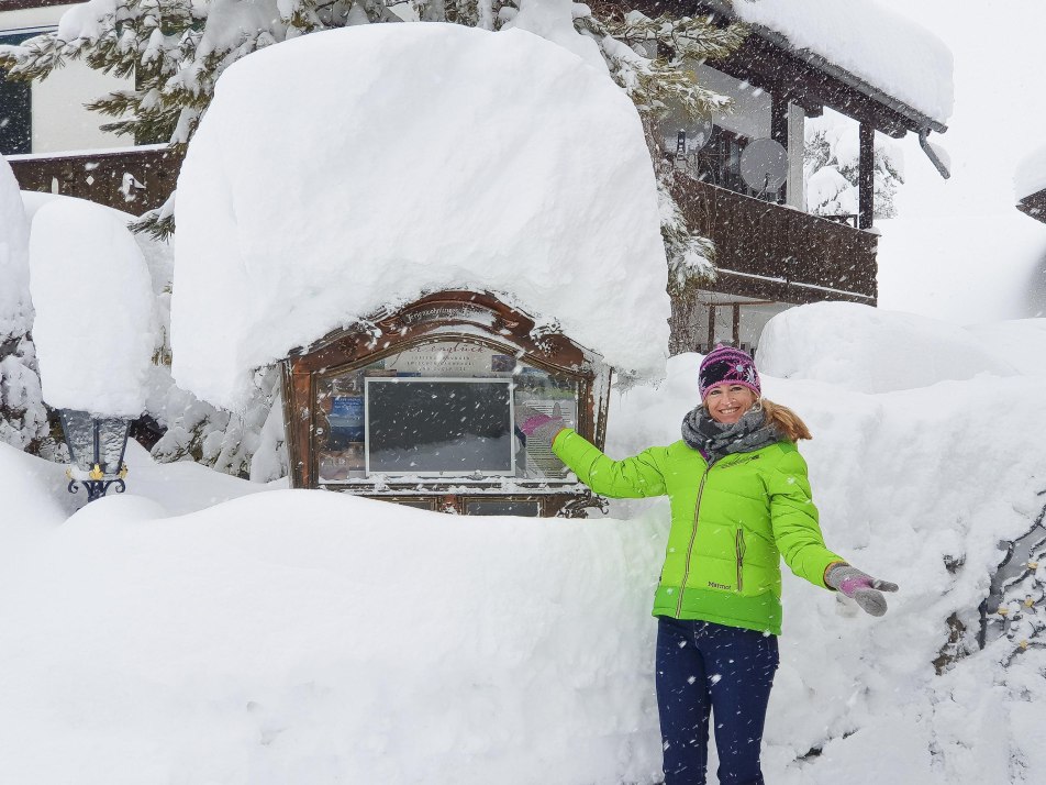 Ferienglück Haus - Winter Schaukasten-Ferienwohnun