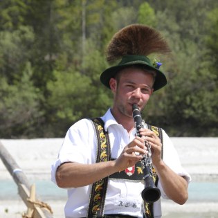 Klarinettist in Wallgau an der Isar - Musikalische Highlights in der Alpenwelt Karwendel , © Alpenwelt Karwendel | Gemeinde Wallgau