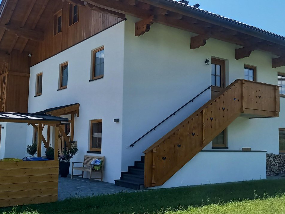 Treppe zur Ferienwohnung