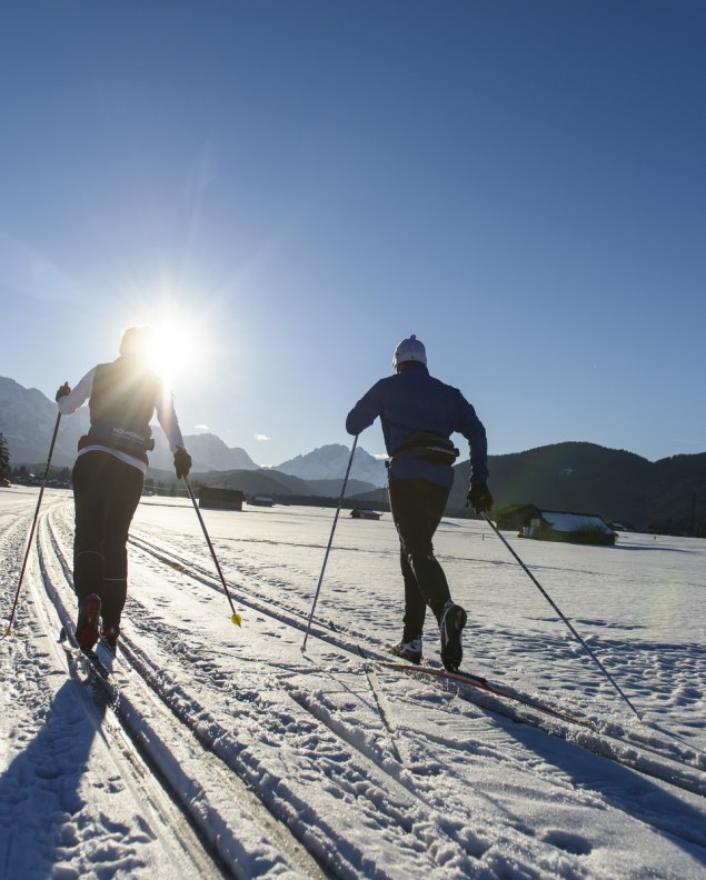 Langlauf Sonnenloipe, © Alpenwelt Karwendel | Wolfgang Ehn