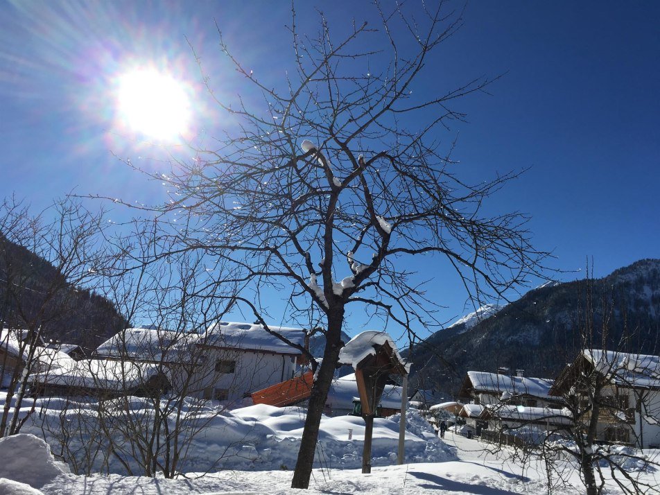 Blick vom Balkon