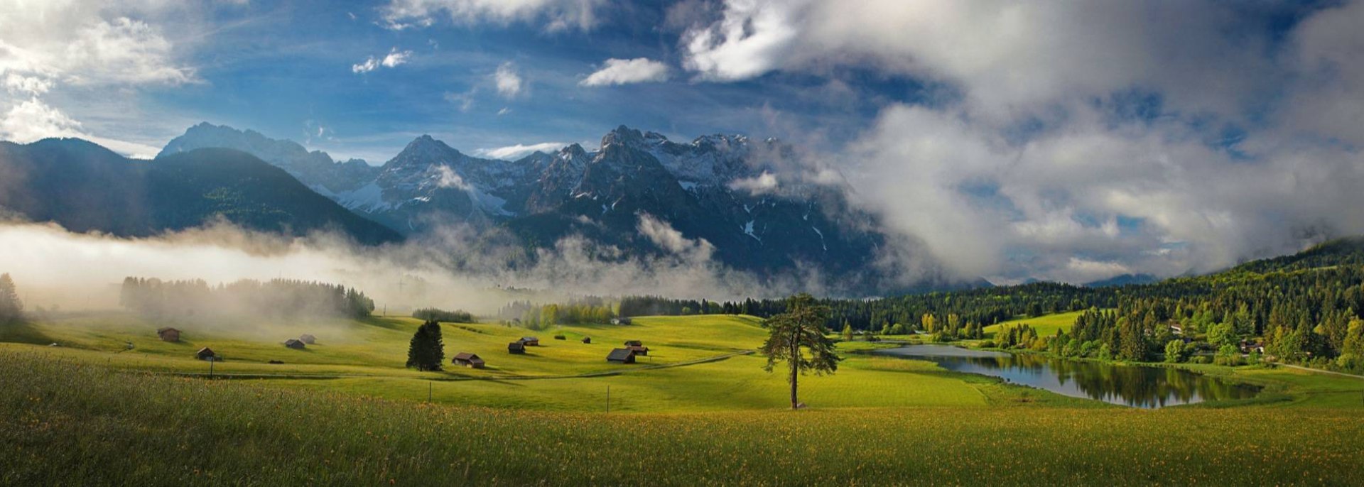 Schmalensee mit Blick auf den Karwendel, ©  Alpenwelt Karwendel | Rudolf Pohmann