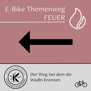 Wegweiser Feuer-Route