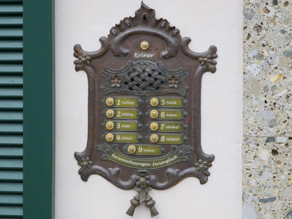 Ferienglück Haus - Klingelschild-Ferienwohnung Fer