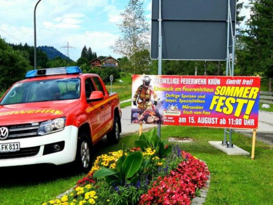 Trad. Sommerfest der Freiw. Feuerwehr Krün, © Freiwillige Feuerwehr Krün