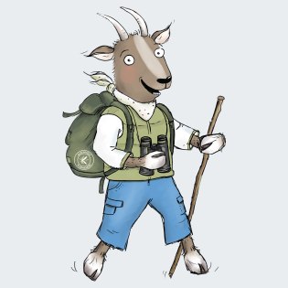 Karli vom Krinderprogramm der Alpenwelt Karwendel, © karlmeise