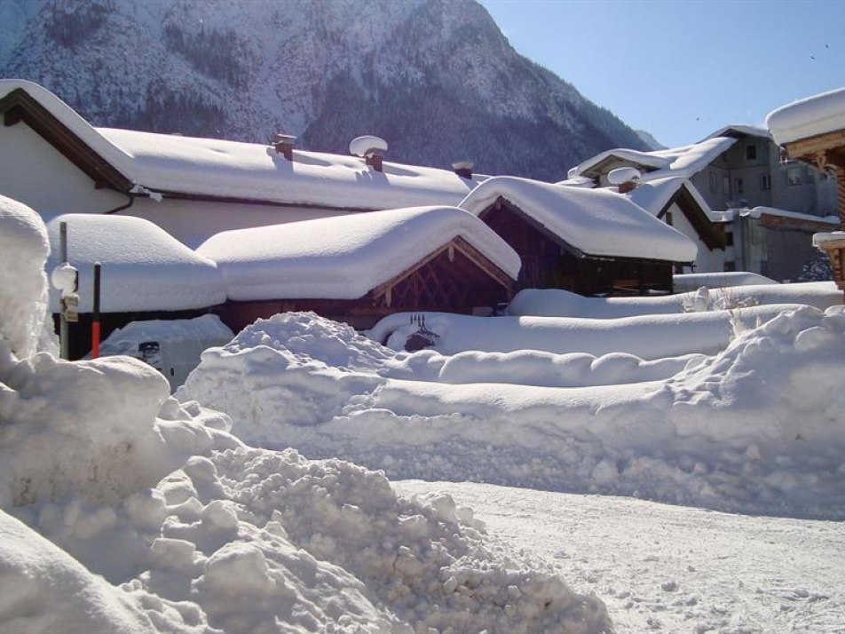 Gasse im Winter