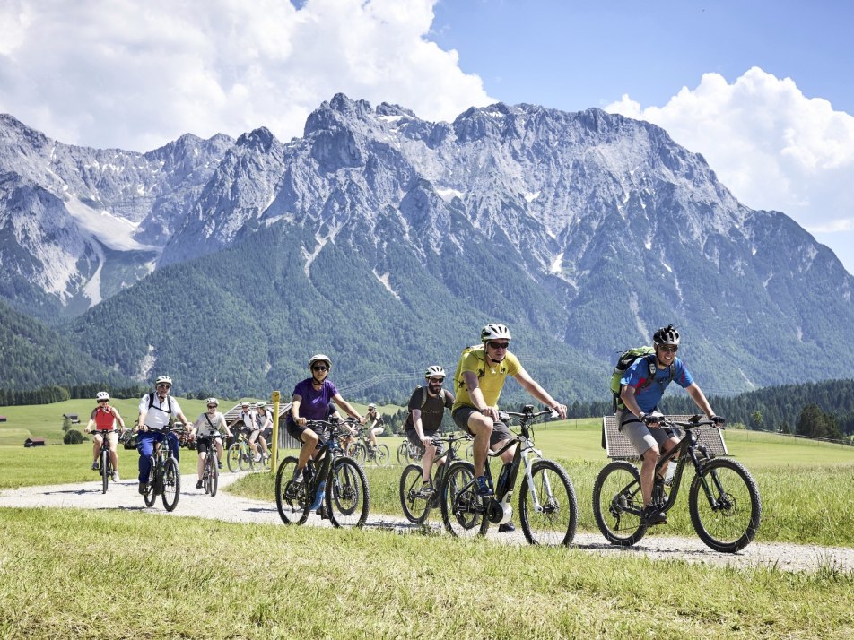 E-Mountainbike Tour Buckelwiesen bei Krün, © Alpenwelt Karwendel | bayern.by Marco Felgenhauer | woidlife photography