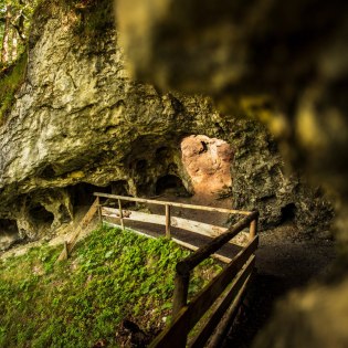 Überhalb des kleinen Wasserwall bei Wallgau findet man die Pforten zu Bärenhöhle, © Alpenwelt Karwendel | Philipp Gülland