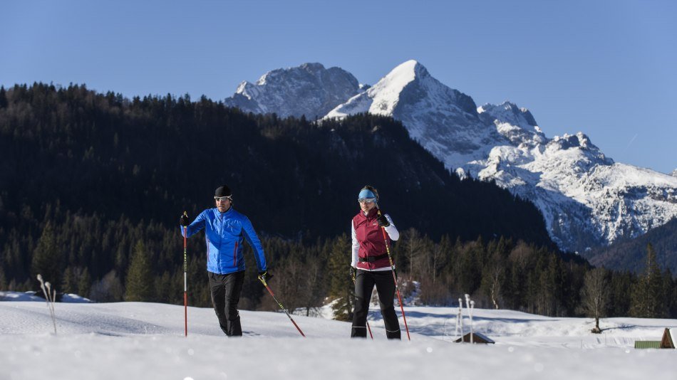Langlauf, © Alpenwelt Karwendel | Wolfgang Ehn