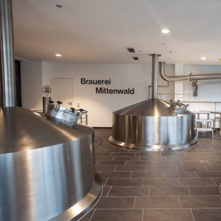 Sudhaus der Brauerein Mittenwald, Deutschlands höchstgelegene Privatbrauerei, © Brauerei Mittenwald | Johann Neuner GmbH&Co.KG