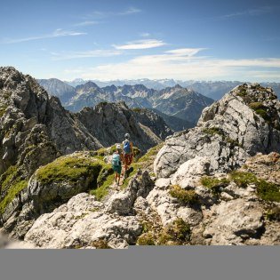 View at the Mittenwalder via ferrata , © Alpenwelt Karwendel | Philipp Gülland