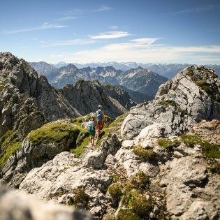 Aussicht am Mittenwalder Klettersteig, © Alpenwelt Karwendel | Philipp Gülland