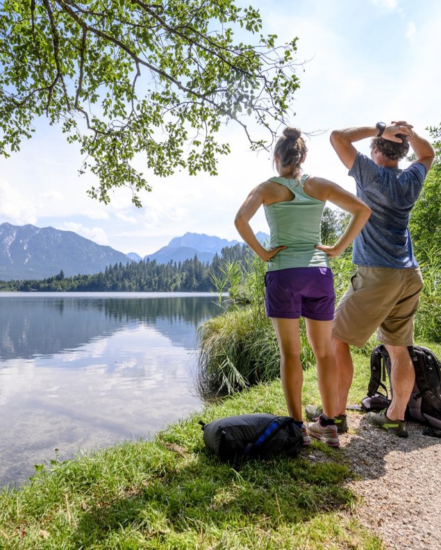 Vielfältige Aussichten bei einer Wanderung um den Barmsee bei Krün, © Alpenwelt Karwendel | Gregor Lengler