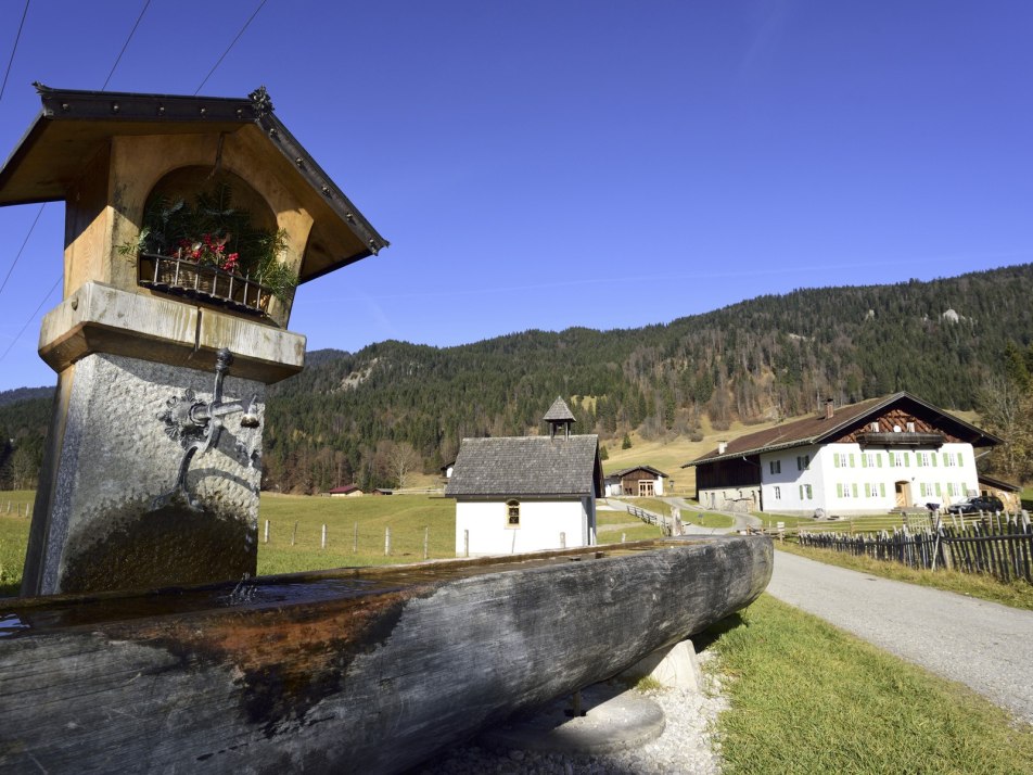 Ortsteil Gerold bei Krün, © Alpenwelt Karwendel | Stefan Eisend