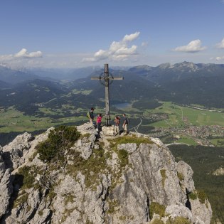 In luftigen Höhen im Soierngebirge über der Alpenwelt Karwendel., © Alpenwelt Karwendel | Wolfgang Ehn