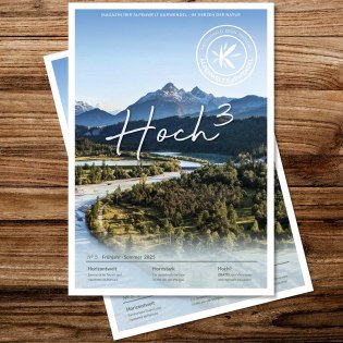 Cover Hoch³ Frühjahr-Sommer 2025, © karlmeise