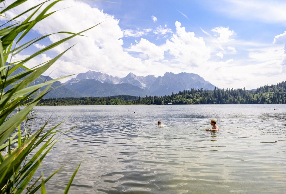 Badespaß am Barmsee, © Alpenwelt Karwendel | Gregor Lengler