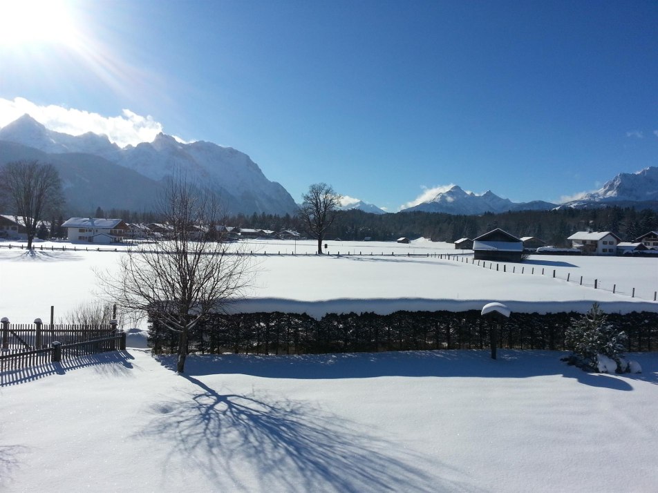 Aussicht vom Balkon