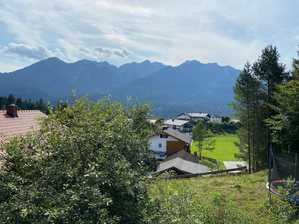 Aussicht vom Balkon