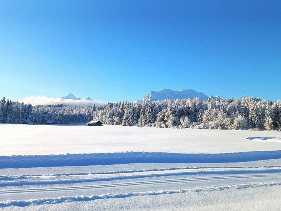 Langlaufparadies mit Loipe direkt vorm Haus