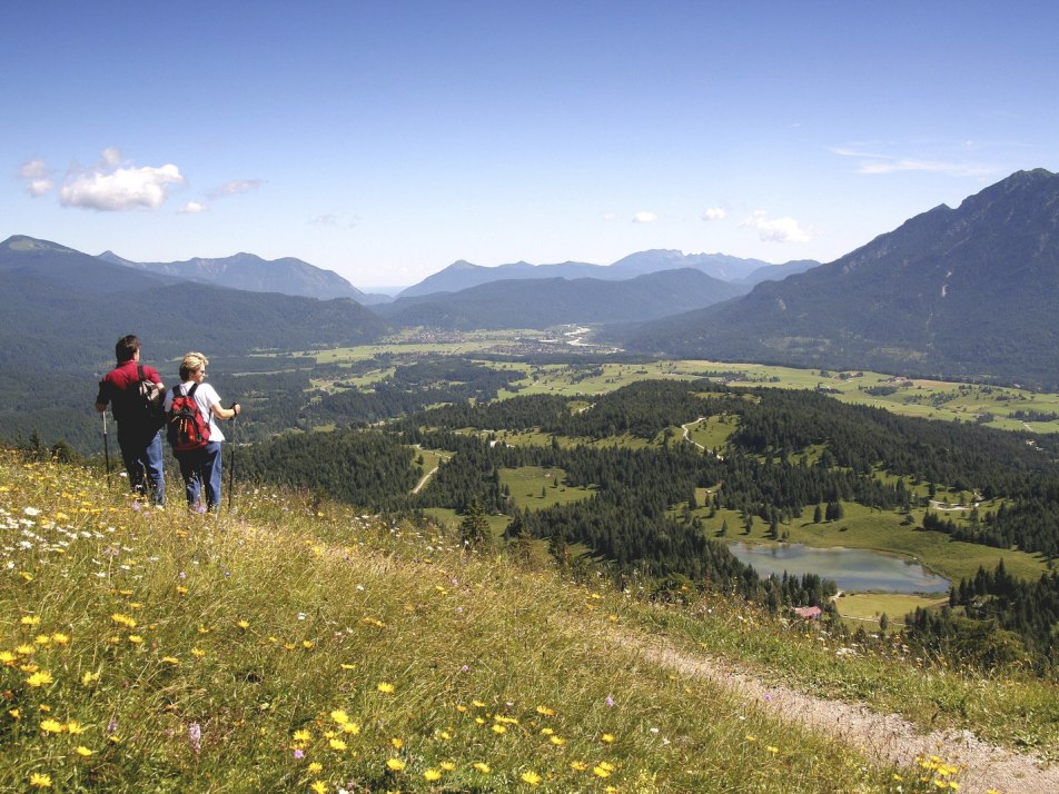 Aussicht vom  Kranzberg, © Alpenwelt Karwendel | Rudolf Pohmann