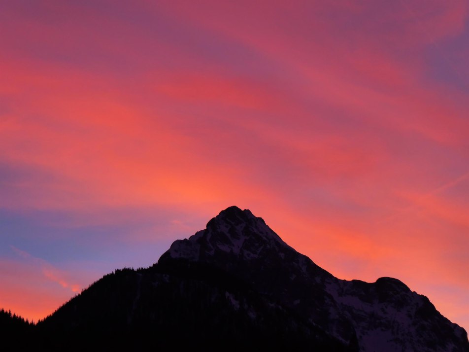 Abendhimmel am Wetterstein