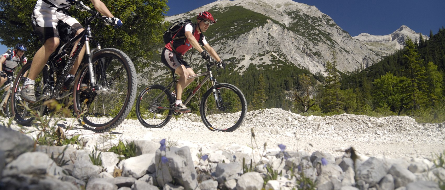 Mountainbiken in der Alpenwelt, © Alpenwelt Karwendel |Wolfgang Ehn