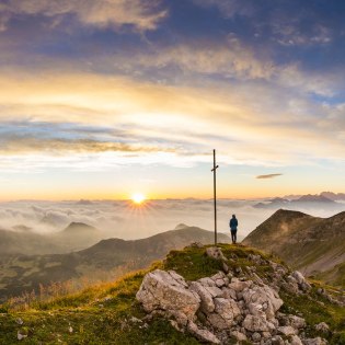 Bergmomente auf dem oberen Risskopf nebst Krottenkopf, © Alpenwelt Karwendel | Kriner & Weiermann