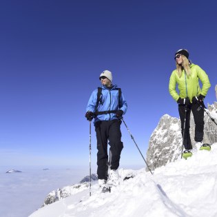 Aussichtsreiche Skitouren in der Alpenwelt Karwendel Mittenwald Krün und Wallgau im Winterparadies Oberbayern, © Alpenwelt Karwendel | Stefan Eisend