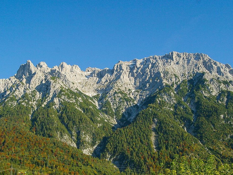 Ausblick auf das Karwendelgebirge