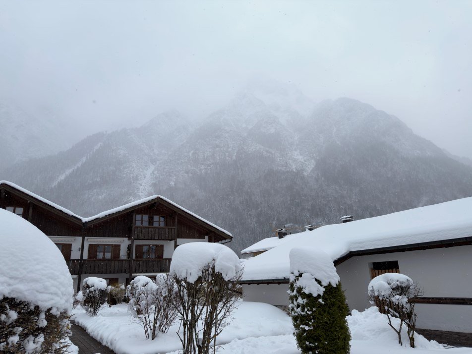 Karwendelblick Kresenzerhof Winter Karwendelblick Kresenzerhof Winter