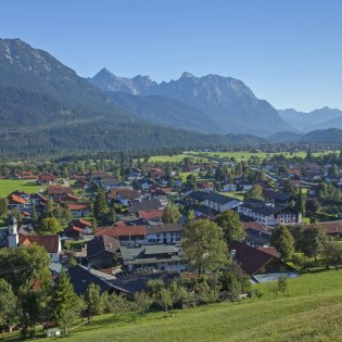 Ortsansicht Wallgau in der Alpenwelt Karwendel, © Alpenwelt Karwendel | Hubert Hornsteiner