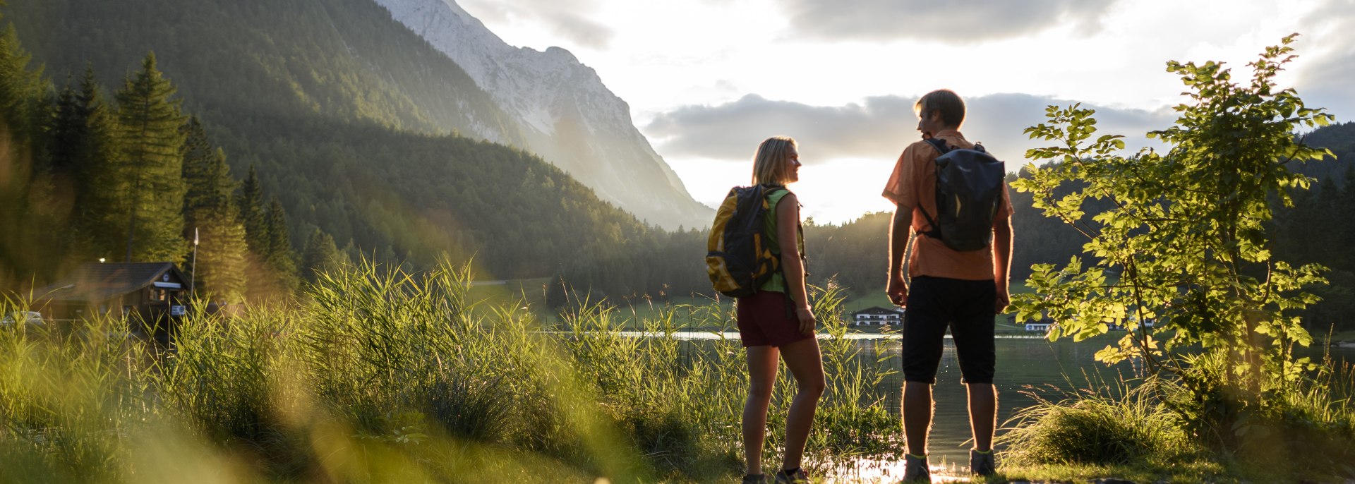 Eindrücke einer Wanderung am Lautersee bei Mittenwald, © Alpenwelt Karwendel | Wolfgang Ehn