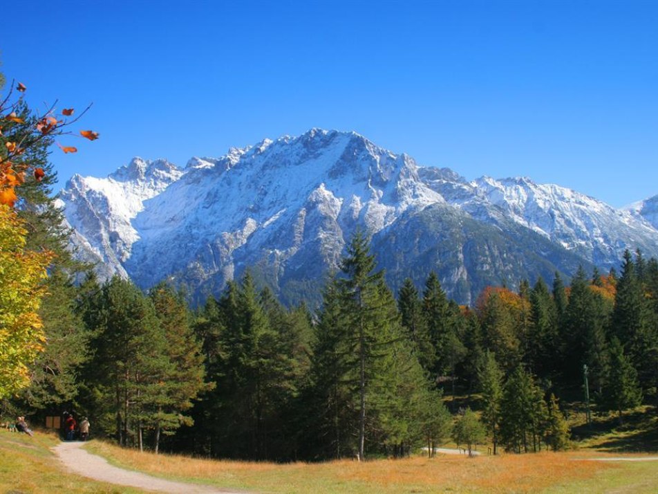 Blick auf Karwendelgebirge