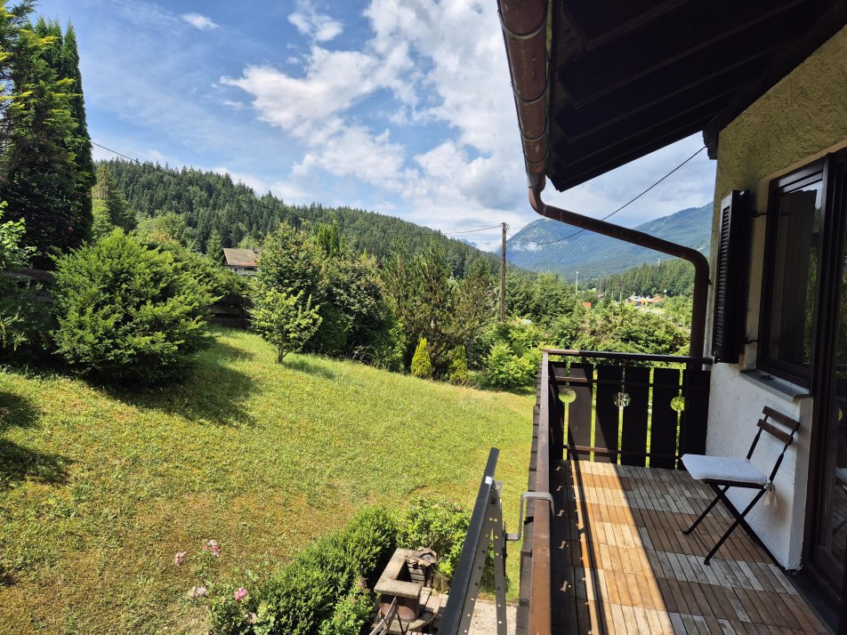 Ausblick vom Balkon
