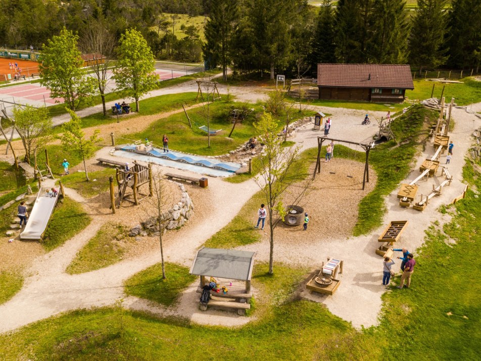 Flößerspielplatz Krün, © Alpenwelt Karwendel|Hannes Holzer