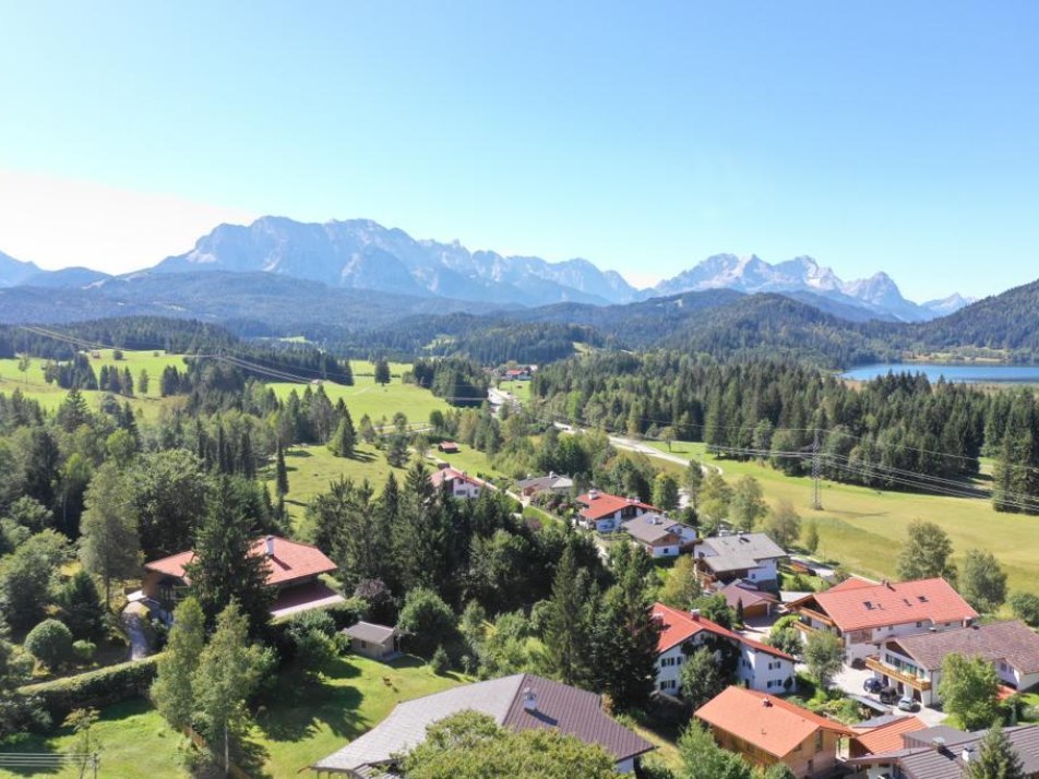 Blick auf Zugspitze