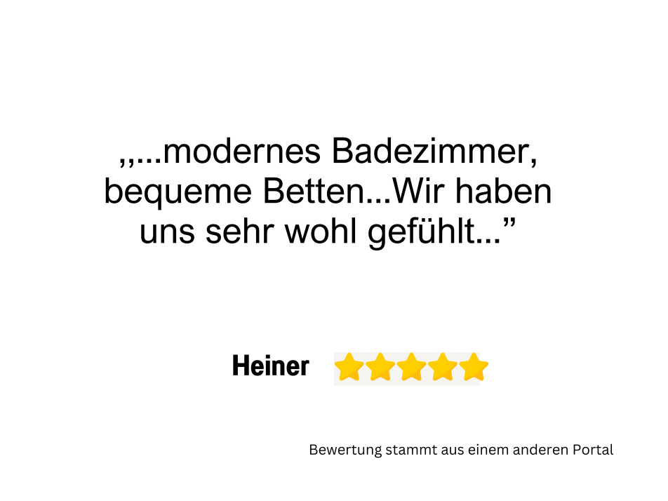 Bewertung Heiner