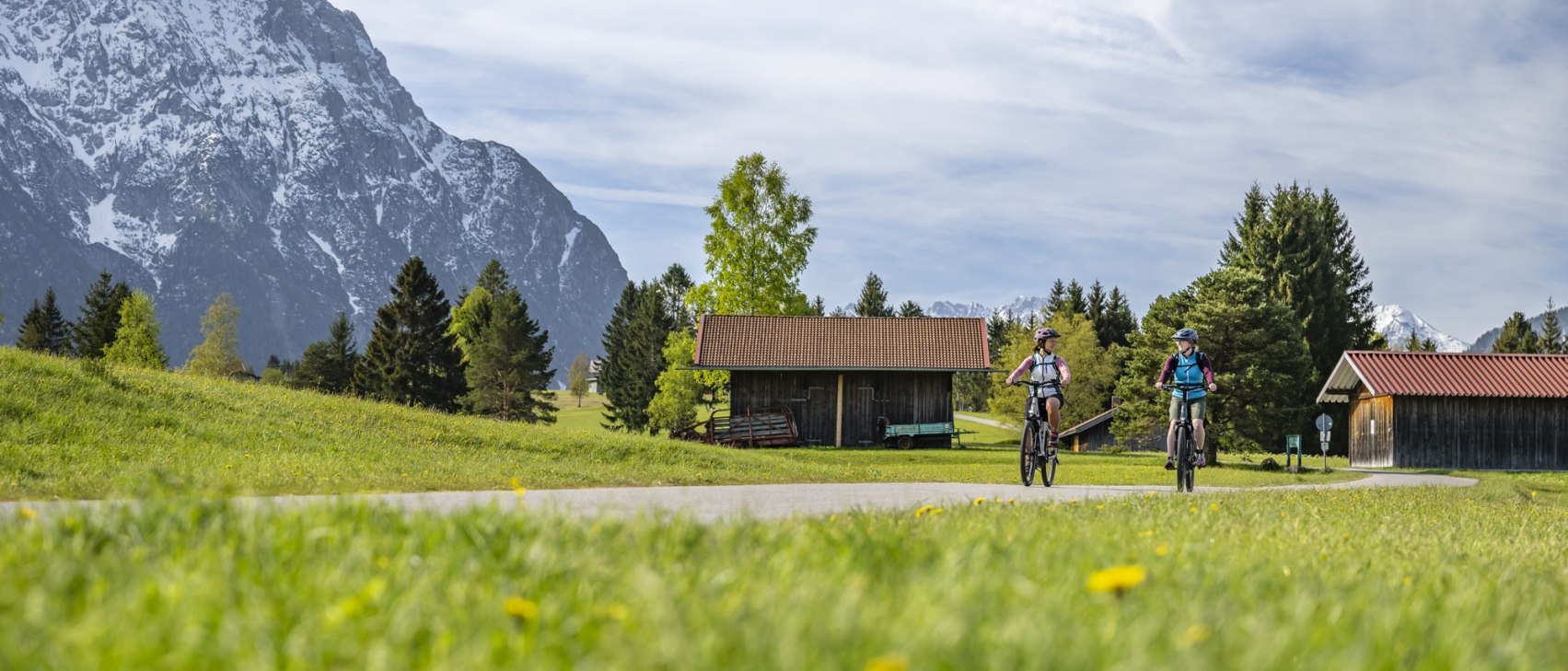 Biketour zwischen Mittenwald und Krün, © Alpenwelt Karwendel | Pierre Johne